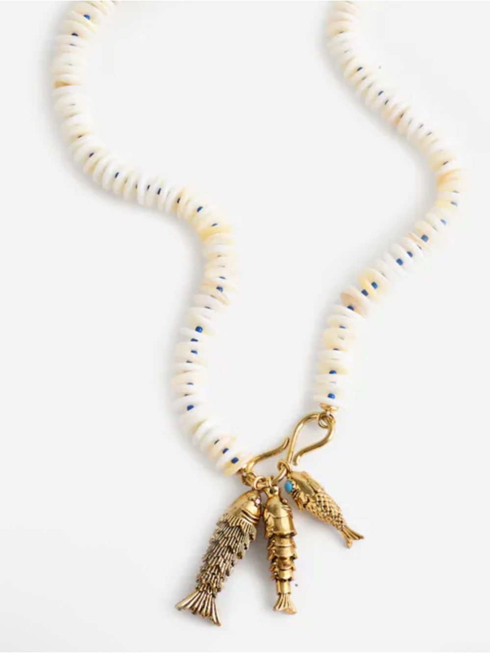 Madewell Fish Beaded Necklace